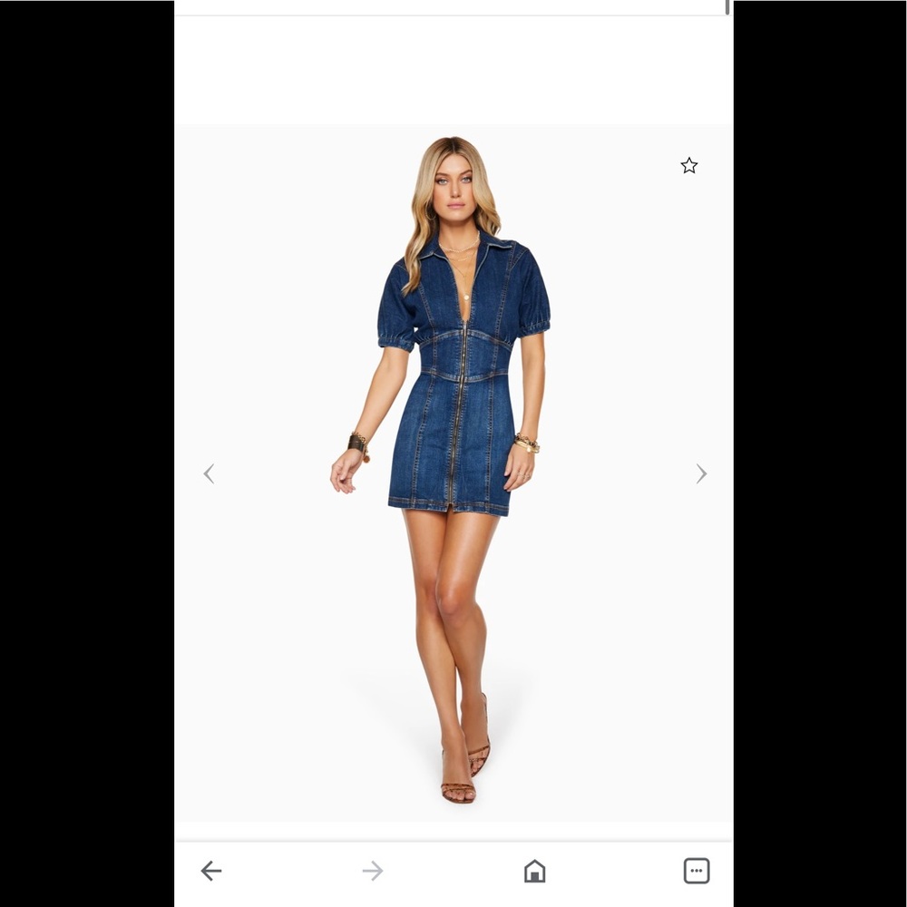 NWT Ramy Brook Lily Denim Dress 29